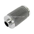 Customized Polymer Melt Filter Cartridge Stainless Steel Folding Mesh Filter